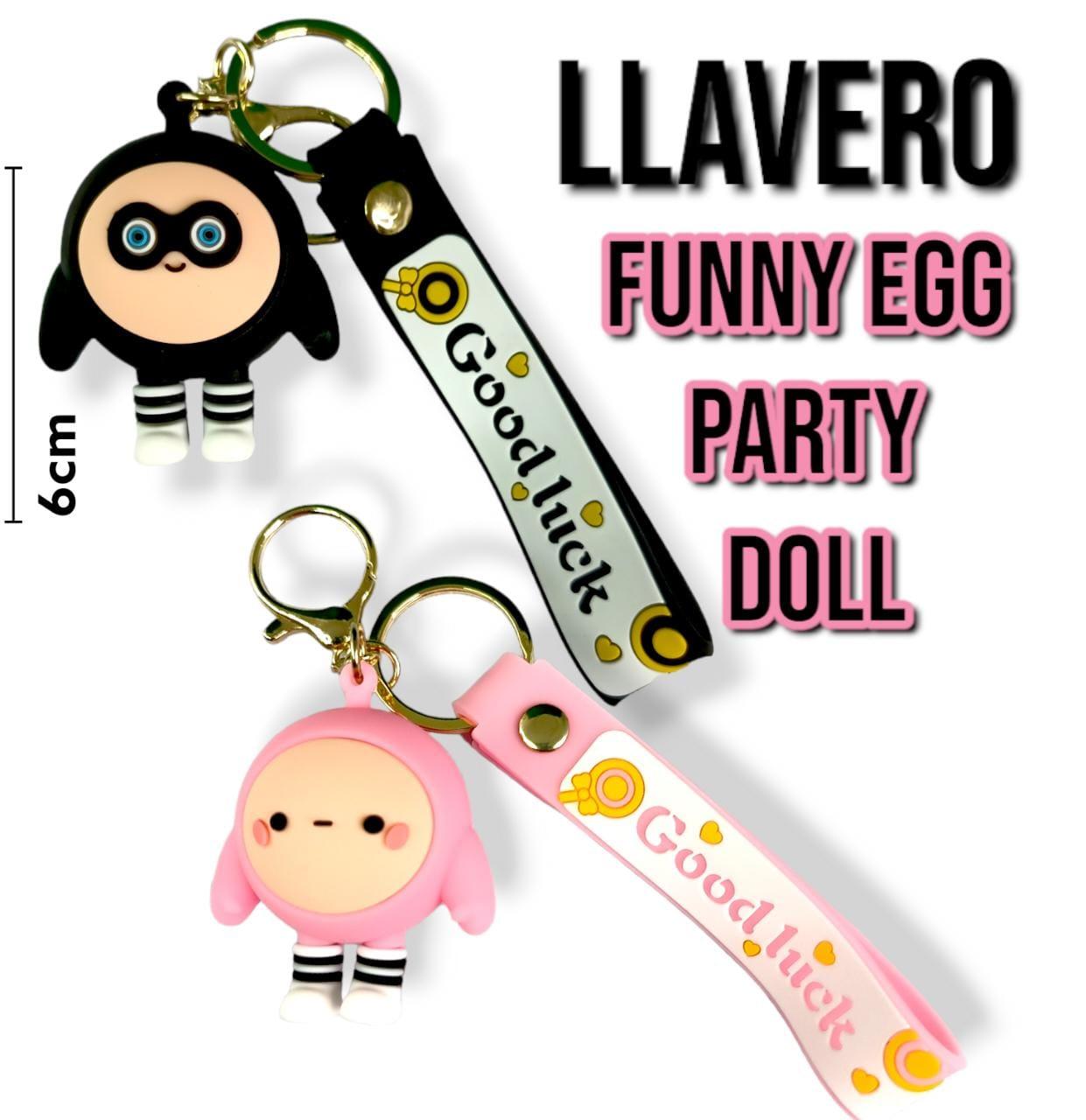 Llavero Premium Funny Egg Party Doll 6Cm